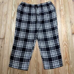 Joyspun Women's Plaid Pajamas Pants Plus Size 3X Cozy Soft Casual